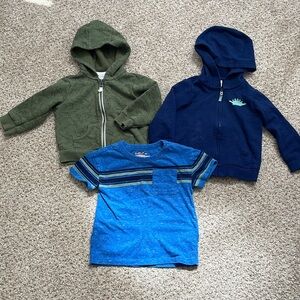 18 month Toddler Boy Sweatshirt and Shirt bundle